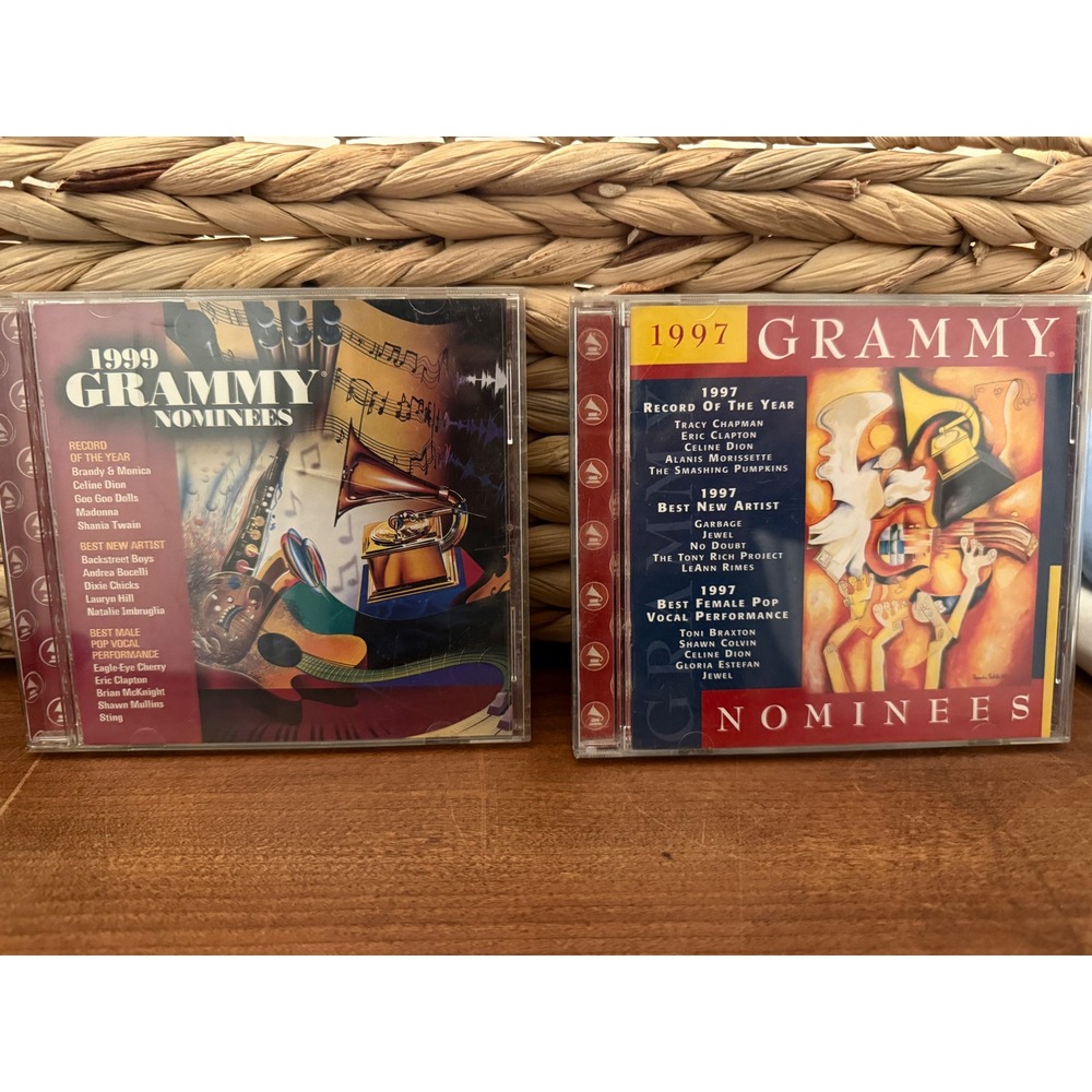 Grammy Nominees 1997 and 1999 CD Set Various Artists Pop Rock Vintage